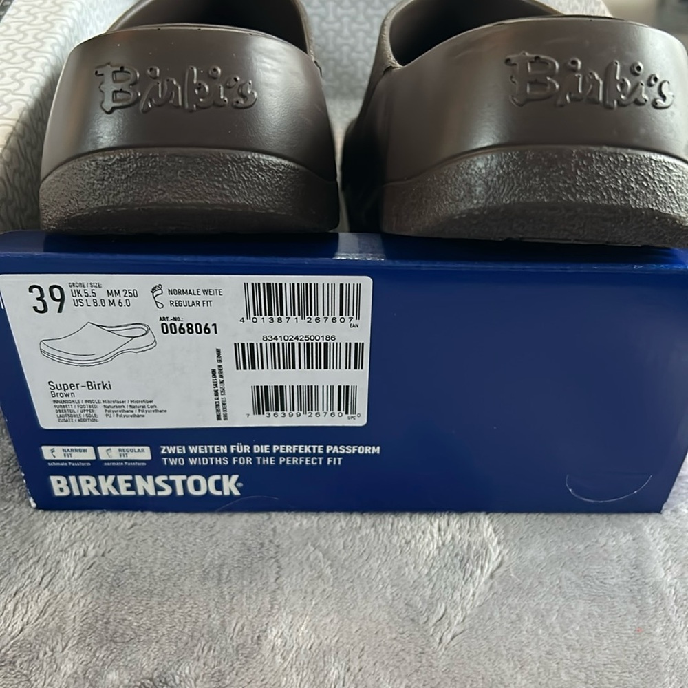 Birkenstock professional clog Super Birki Brown women’s 8 men’s 6